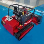 Diesel Powered Remote Control Tracked Lawnmower for Rough Land and Mountain Area Remote Control Lawn Mower Robot Remote Control Lawn Mower - Image 4