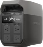 EF ECOFLOW DELTA 3 Portable Power Station, 1024Wh, 1800W
