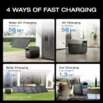 EF ECOFLOW DELTA 3 Portable Power Station, 1024Wh, 1800W - Image 6