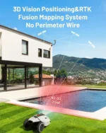 YUKA 2000 Robot Lawn Mower 2024 Version, 3D Vision Positioning & RTK Fusion - Image 9