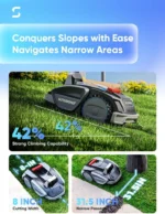 V3 Smart Wireless Lawn Mower - Automatic, App-Controlled, Low Noise, Multi-Zone - Image 6
