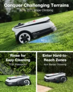 ECOVACS Goat A2000 LiDAR PRO Robotic Lawn Mower for Up to 2000 m² Wire-Free - Image 3